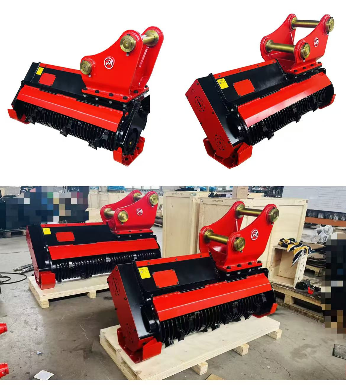 Excavator Flail Mulcher Mower Excavator Forestry Wood Mulcher (3)