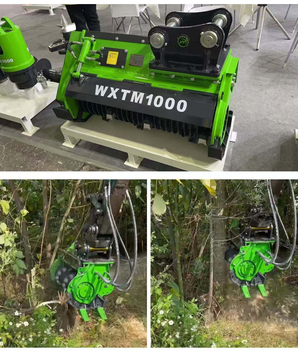 Excavator Flail Mulcher Mower Excavator Forestry Wood Mulcher (4)