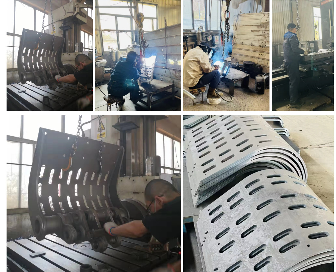 excavator demolition sorting rotating grapple (1)_副本