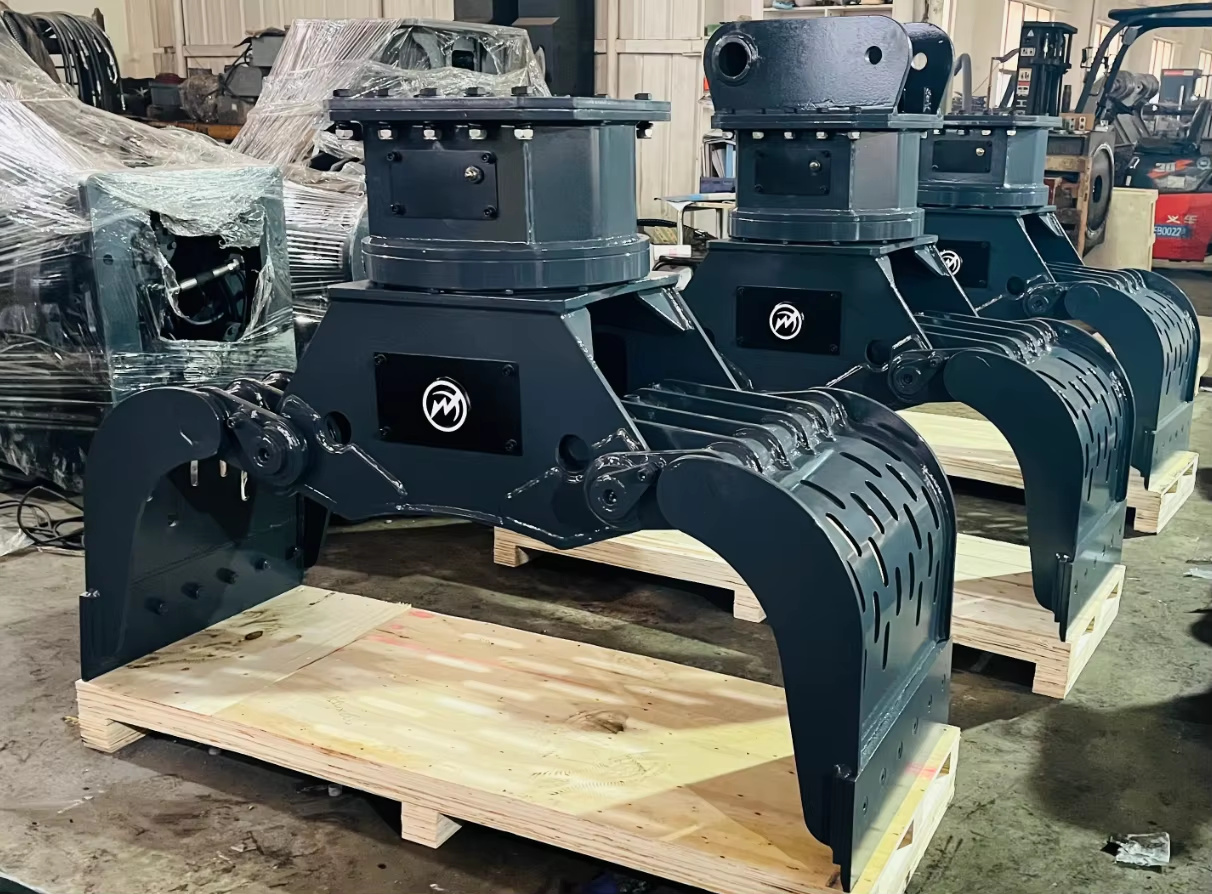 excavator demolition sorting rotating grapple (2)_副本